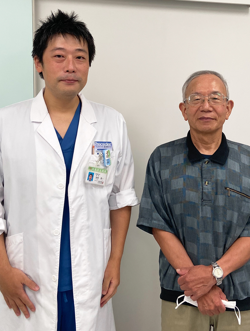 岡澤 潤次さんと大阪回生病院 宮﨑 晃一先生